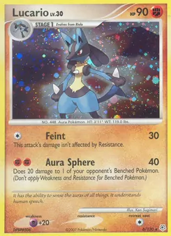 Lucario, Diamant & Perle, n° 6