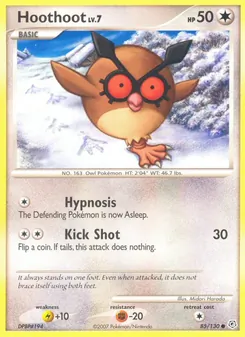 Hoothoot, Diamant & Perle, n° 85