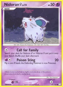 Nidoran♀, Trésors Mystérieux, n° 91