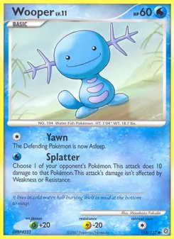 Wooper, Secret Wonders, no. 118