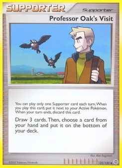 Professor Oak's Visit, Secret Wonders, no. 122