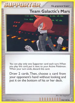 Team Galactic's Mars, Secret Wonders, no. 126
