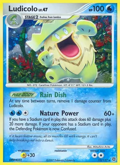 Ludicolo, Secret Wonders, no. 13