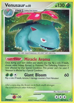 Venusaur, Secret Wonders, no. 20