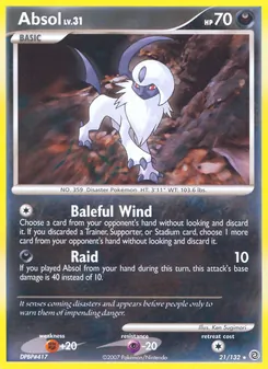 Absol, Secret Wonders, no. 21