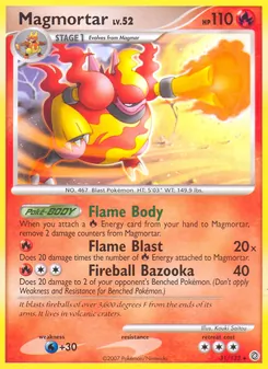 Magmortar, Secret Wonders, no. 31