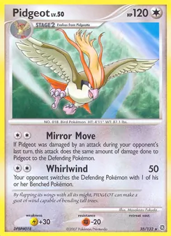 Pidgeot, Secret Wonders, no. 35