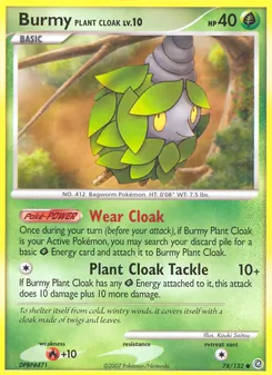 Burmy Plant Cloak, Secret Wonders, no. 78