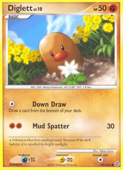 Diglett, Secret Wonders, no. 85