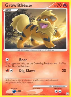 Growlithe, Secret Wonders, no. 89