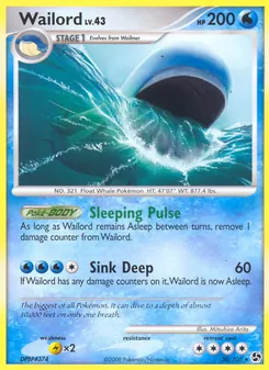 Wailord, Duels au Sommets, n° 30