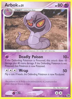 Arbok, Duels au Sommets, n° 33