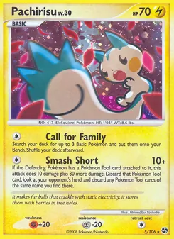 Pachirisu, Duels au Sommets, n° 5