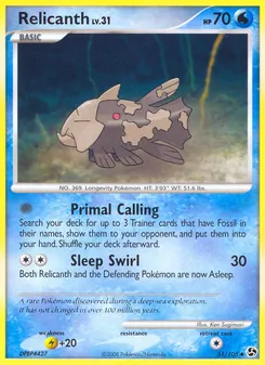 Relicanth, Duels au Sommets, n° 51