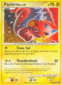 Pachirisu, Aube Majestueuse, n° 43