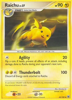 Raichu, Aube Majestueuse, n° 45