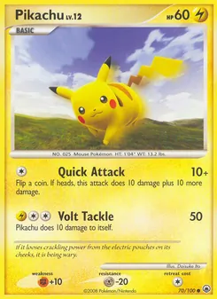 Pikachu, Aube Majestueuse, n° 70