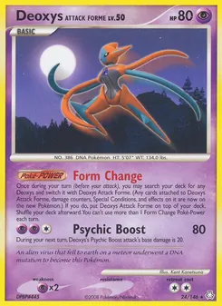 Deoxys Forme Attaque, Éveil des Légendes, n° 24