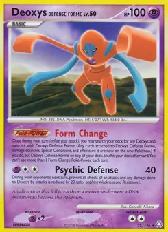 Deoxys Forme Défense, Éveil des Légendes, n° 25