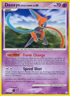 Deoxys Forme Vitesse, Éveil des Légendes, n° 26