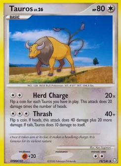 Tauros, Éveil des Légendes, n° 74
