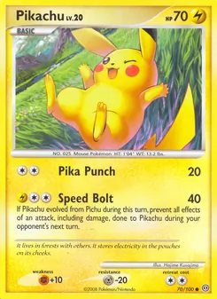 Pikachu, Tempête, n° 70