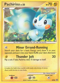 Pachirisu, DP Black Star Promos, no. DP04
