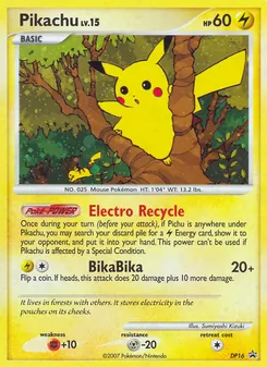 Pikachu, Promo DP, n° DP16
