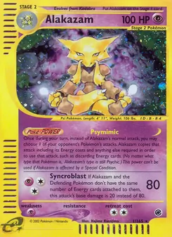 Alakazam, Expedition Base Set, no. 1