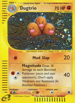 Dugtrio, Expedition Base Set, no. 10