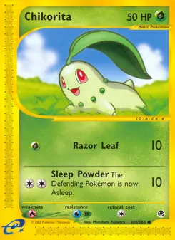 Chikorita, Expedition Base Set, no. 100
