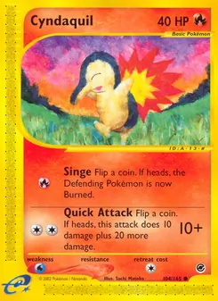 Cyndaquil, Expedition Base Set, no. 104