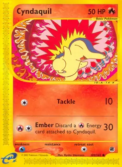 Cyndaquil, Expedition Base Set, no. 105