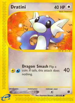 Dratini, Expedition Base Set, no. 107