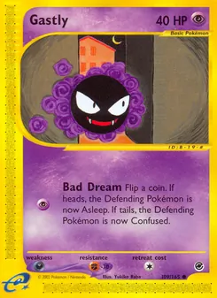 Gastly, Expedition Base Set, no. 109