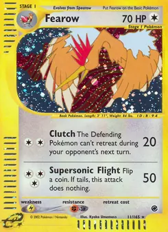 Fearow, Expedition Base Set, no. 11