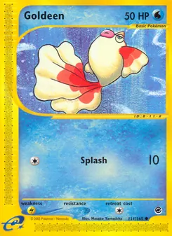 Goldeen, Expedition Base Set, no. 111
