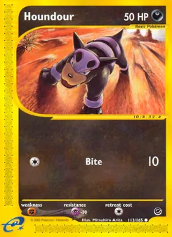 Houndour, Expedition Base Set, no. 113