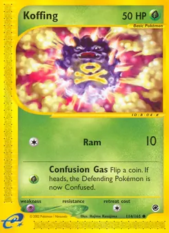 Koffing, Expedition Base Set, no. 114