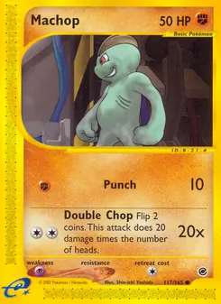 Machop, Expedition Base Set, no. 117