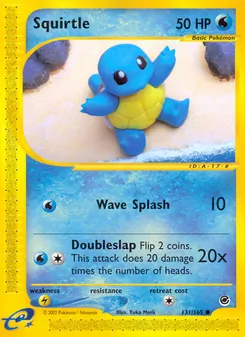 Squirtle, Expedition Base Set, no. 131