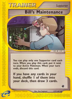 Bill's Maintenance, Expedition Base Set, no. 137