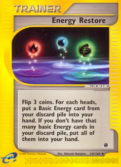 Energy Restore, Expedition Base Set, no. 141