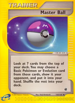 Master Ball, Expedition Base Set, no. 143