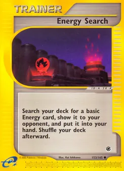 Energy Search, Expedition Base Set, no. 153