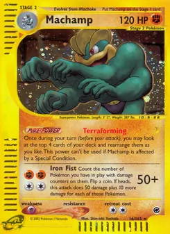 Machamp, Expedition Base Set, no. 16