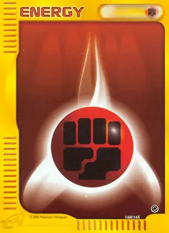 Fighting Energy, Expedition Base Set, no. 160