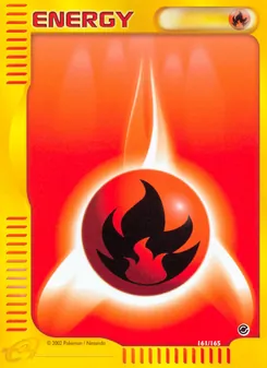 Fire Energy, Expedition Base Set, no. 161