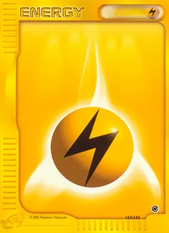 Lightning Energy, Expedition Base Set, no. 163