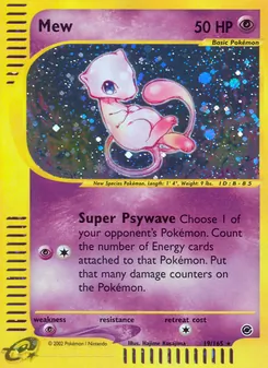 Mew, Expedition Base Set, no. 19